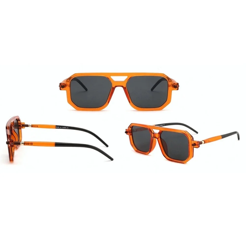 Square Oversized Retro Sunglasses Men  Bold Thick Frame UV400 Shades Fashion New